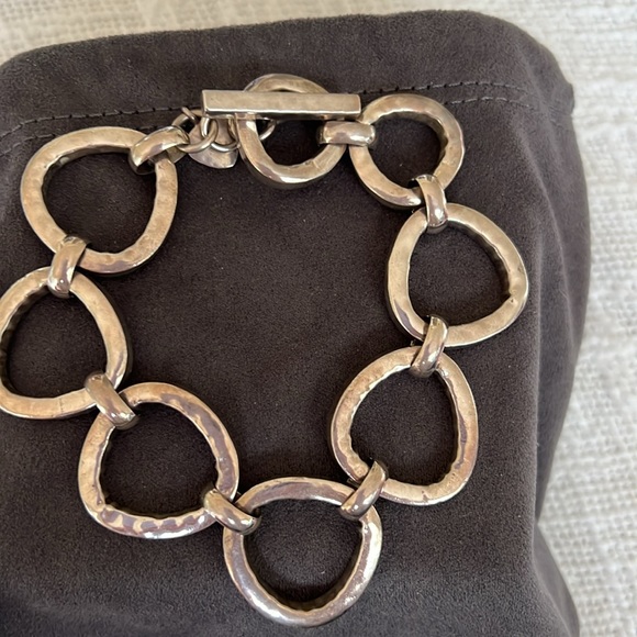 Silpada ‘SILVER RUSH’ Sterling Silver Link Bracelet B2709 - Picture 2 of 4